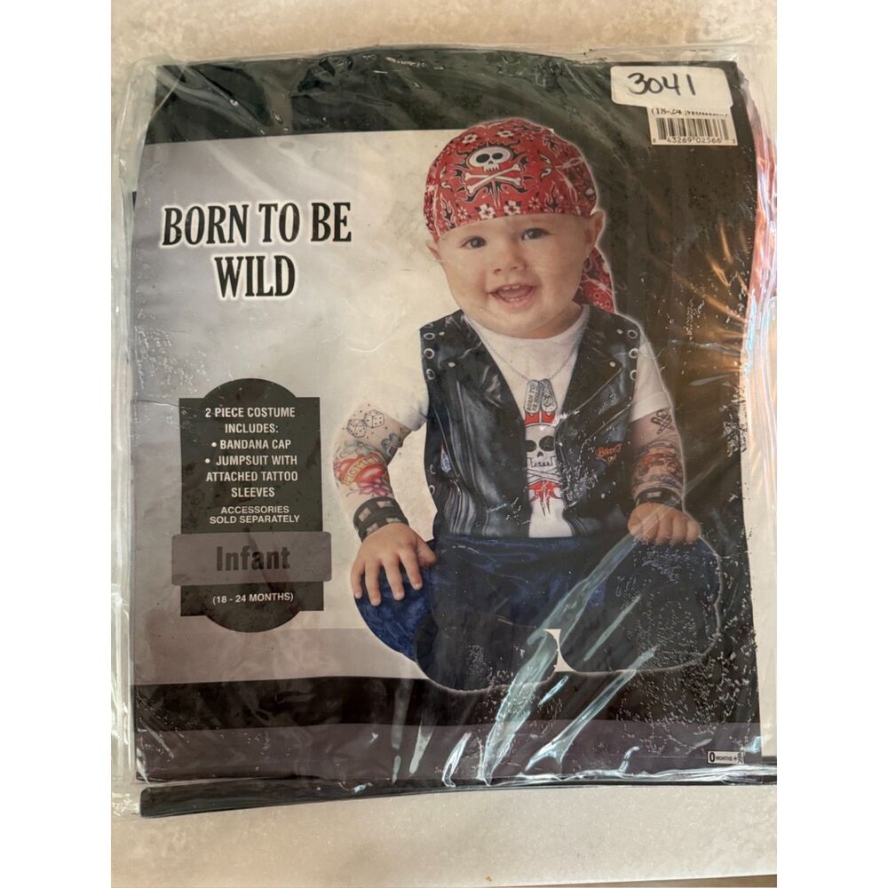 New InCharacter Costumes 'Born To Be Wild' 18-24 Months